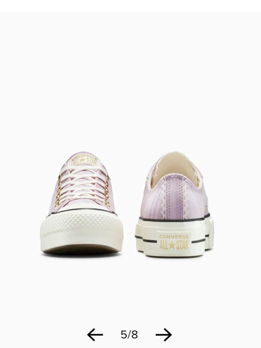 Converse Chuck Taylor All Star Lift School Daze Platform Sneakers – Lilac/Purple - Picture 5 of 11